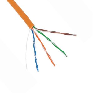 Кабель U/UTP  4 пары 5e EC-UU004-5e-LSZH-OR оранжевый
